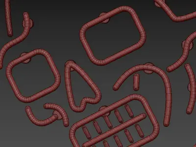 Neon Set 18 3D model