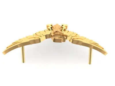 Eagle gold Bracelet 3D print model