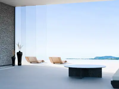 Beautiful marble table Free low-poly 3D model