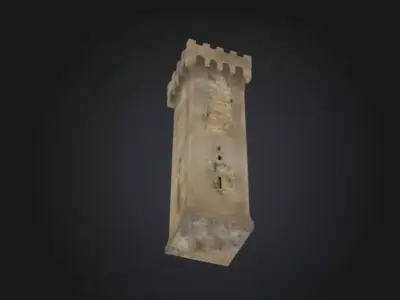 Watchtower Sentinel Medieval 3D model