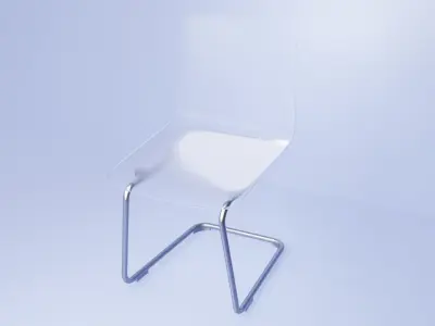 Glass Chair 3D model