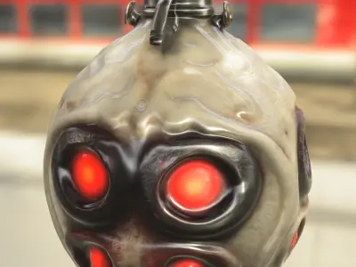 Demonic Soul Flask 3D model