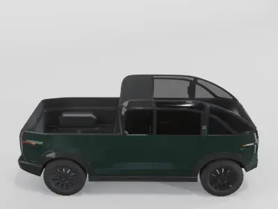Canoo Pickup Green 3D model