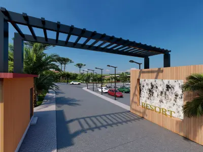 Beach Resort 3D model