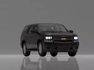 car full rigged  3D model