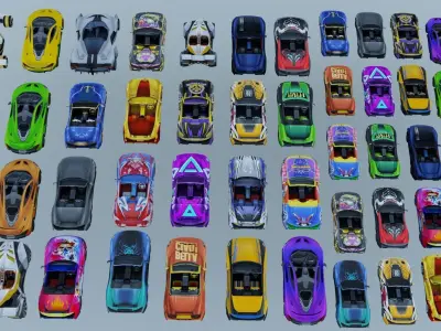 Vehicle car Roadster 89x 3D model