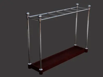  Umbrella stand 3D Model  Low-poly 3D model