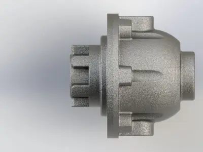 Truck Engine Transmission Block Free 3D model