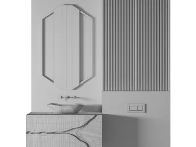 Luxury Bathroom 225 3D model