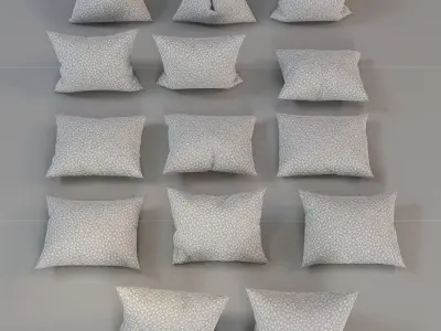 Pillows Collection set of 3D model