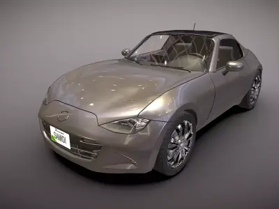 Mazda MX-5 2016 Low-poly 3D model