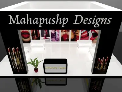 Stall Booth Design 3D model