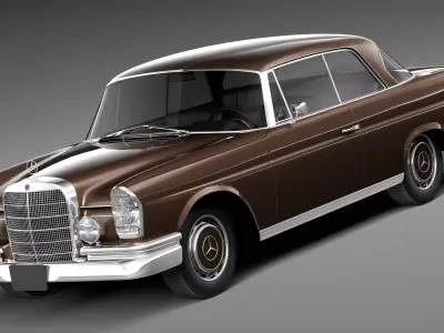 Mercedes-Benz 300SE W112 Coupe 3D model