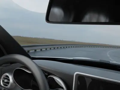 Cinematic roads pack Free 3D model