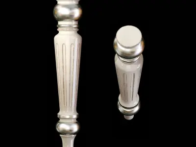 Classic leg 009 3D model