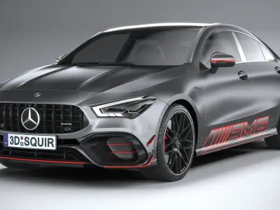 Mercedes-Benz CLA45 S AMG 2024 3D model