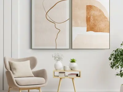 Photo Frame 144 Low-poly 3D model