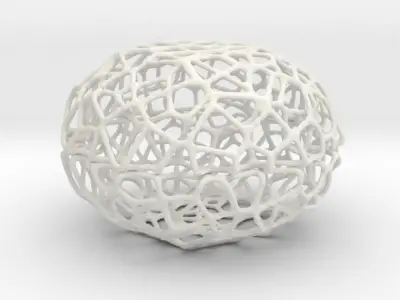 Voronoi Pearl Light Lamp No III 3D print model