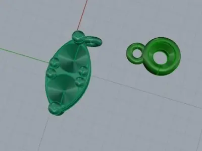 606 Ear decoration 3D print model