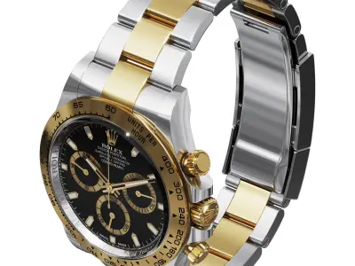 Rolex Cosmograph Daytona two tone 3D model
