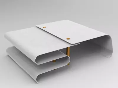 Hatty Side Table Low-poly 3D model