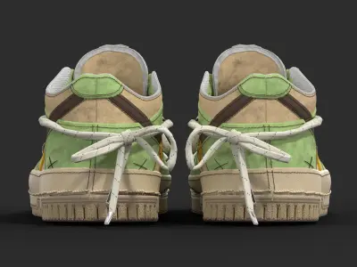 Custom Nike Dunk 3D model
