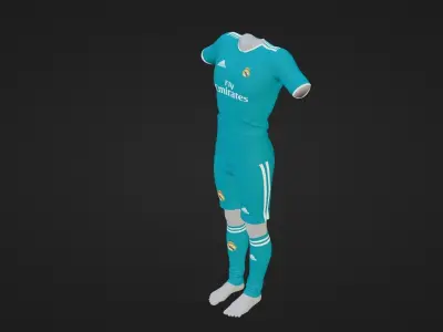Real Madrid Sportwear Low-poly 3D model