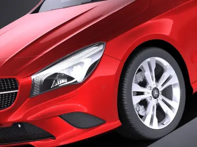 Mercedes-Benz CLA-class 2014 VRAY 3D model