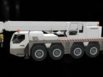 Crane Low-poly 3D model