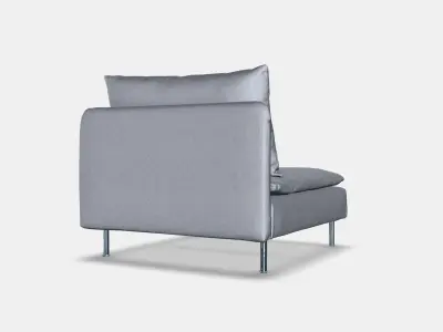 SODERHAMN Cover for 1-seat section 2 Low-poly 3D model