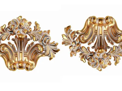 Classic carved 129 3D model
