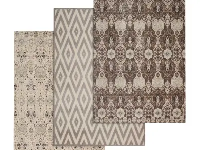 Rug Set 1131 3D model