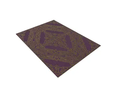 Medieval Carpet V3 Low-poly 3D model