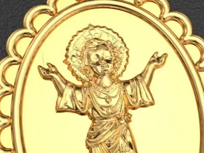 ANILLO DIVINO NINO 3D print model