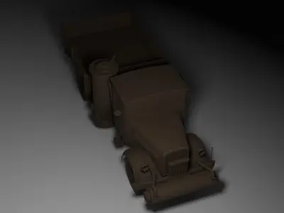Truck old 3D model