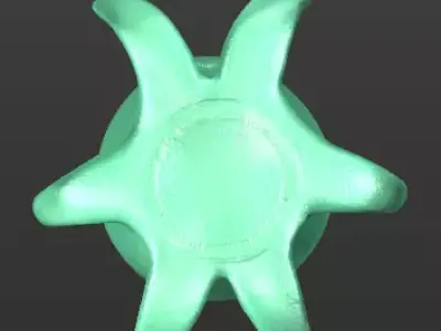 Cute Crab 3D Printable Toy Figure 3D print model