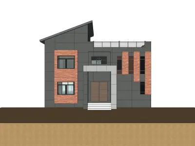 Modern House 07 -Archimple LLC 3D model