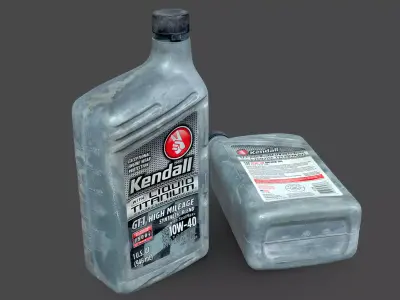 Motor Oil Bottle 3D model purchase