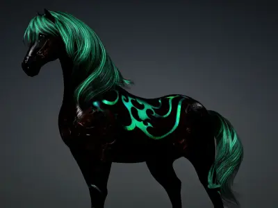 Horse-D5 3D model