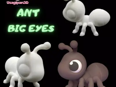 Ant Big Eyes 3D print model