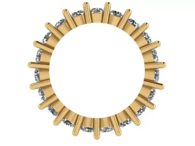 full eternity round band  3D print model
