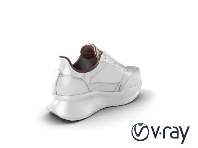 Modern Minimalist Sneaker model pack Low-poly 3D model