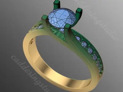 Ring iz54 3D print model