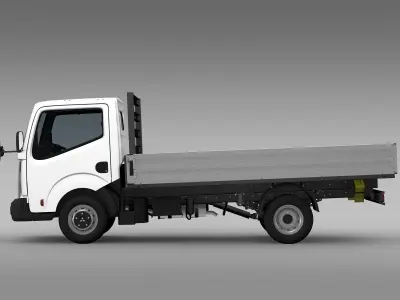 Mitsubishi Fuso Canter Guts Tipper 2015 3D model