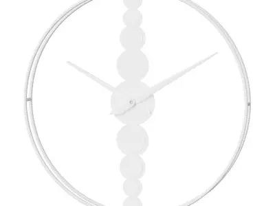 Pebble Wall Clock 3D model