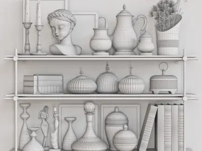 decorative set 39 3D model