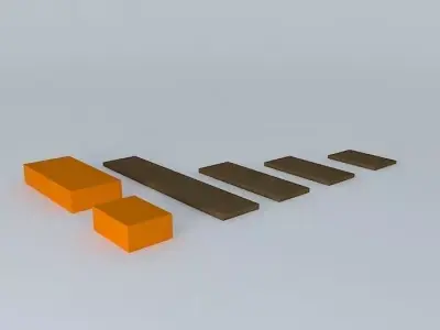 ZOE OPEN night tables by Agabe Interiorismo 3D model