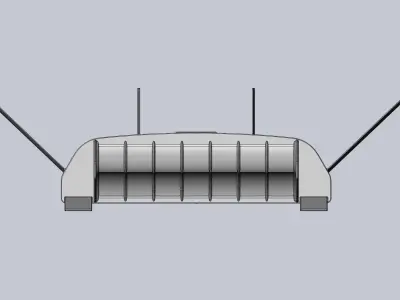 Venture Star X-33 SSTO Concept Miniature 3D print model