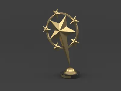 Trophy Cups 3D model 55