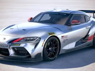 Toyota Supra GT4 2020 3D model